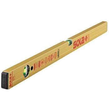 Nivel Magnético de Perfil Tubular Sola AZM60, 600mm, Color Oro