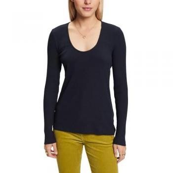 Esprit Heritage Women's Long-Sleeve Rib-Knit T-Shirt