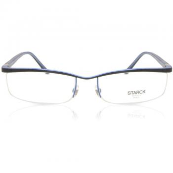 Starck SH0801D Asian Fit 0053 Men's Eyeglasses Black Size 60 - Frame Only with Blue Light Block Available