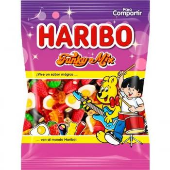 Haribo Funky Mix - Variedad de Dulces Sabor Frutas - 100g