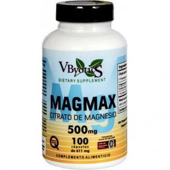 VBYOTICS MAGMAX CITRATO DE MAGNESIO 500MG 100 CAPSULAS