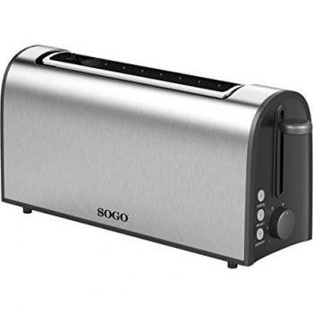 TOASTER DE ACERO - 4 rebanadas 1000W