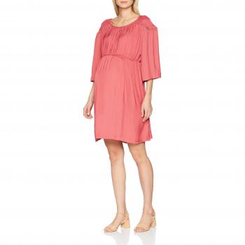 MAMALICIOUS Mlmarrakech 3/4 Woven Short Dress, Vestido para Mujer, Rosa