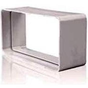 TUBPLA Unión Rectangular PVC Blanco 150x75mm