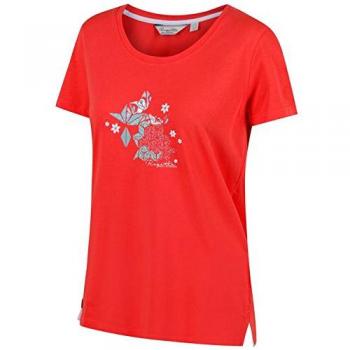 Regatta Mujer Filandra II Camisetas/Polos/Chaleco, Mujer, Color Neon Peach, tamaño Talla 12