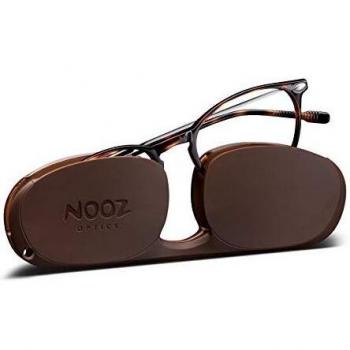 Nooz Optics - Gafas de Lectura - Essential Alba - Forma Ovalada - Montura de nailon ultraligera - Estuche ultracompacto para el uso diario - 6 Colores - Hombre y Mujer
