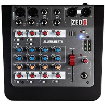 Allen-heath zed 6 mezclador de 6 canales