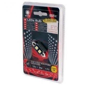 Sumex LIT0538 Bombilla Led Festoon 12V, 3W, Error Free, C5W, 10X37 mm