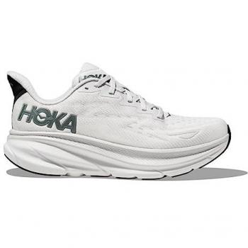 HOKA Men's Clifton 9 Road Running Shoes, Nimbus Cloud/Steel Wool, Size 7.5