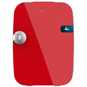 Cecotec MiniCooling Río Red Bolero 4L Mini Nevera Portátil Funcionamiento 12V/220V Compatible con Coche y Caravanas