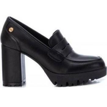 Mocasines Casual para Mujer XTI 142071 Negro con Tacón de 9cm