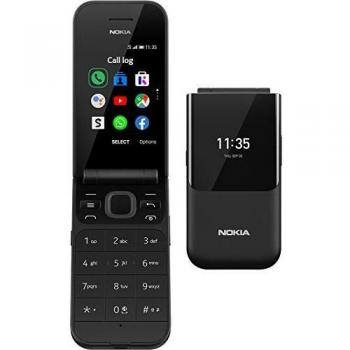 Nokia 2720 Flip Black Dual Sim [Versión importada: Podría presentar problemas de compatibilidad]