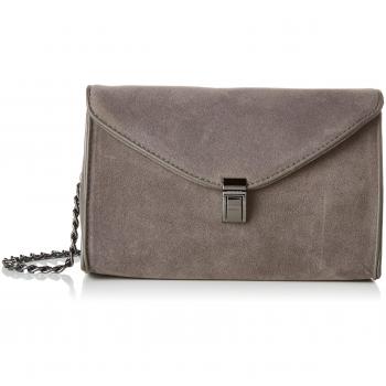 PIECES - Pcfran Cross Body, Bolsos bandolera Mujer, Gris