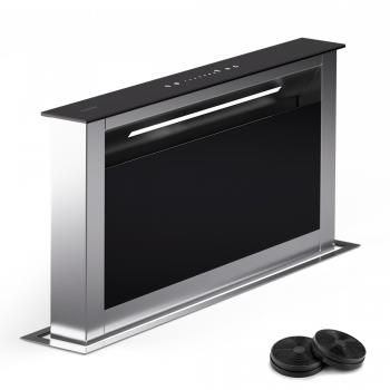 Campana Extractora Klarstein Royal Flush Eco Slim 60 cm, 650 m3/h, Clase Energética A, LED y Silenciosa