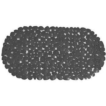 Alfombra de Baño Antideslizante MSV PVC Piedras 68x35cm Blanca