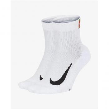 Nike Court Multiplier Max Calcetines Deportivos Pack de 2 Blanco/Negro Tallas 46-50