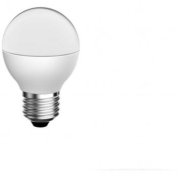 4U 400444 - Bombilla LED esférica, 5,5 W, rosca E27, 3000 K, luz cálida, 450 lm, 25000 h