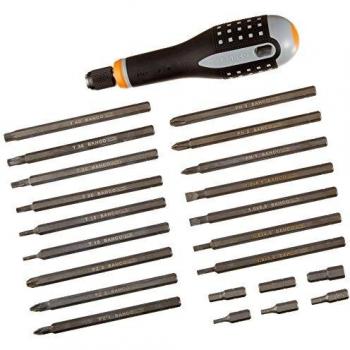 Bahco BE-8576 - Conjunto 22 Piezas De Destornillador,+ Varillas Y Puntas