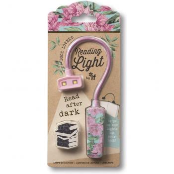 Floral Compact Reading Light for Book Lovers