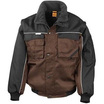 Result WORK-GUARD - Chaqueta - Manga Larga - para hombre Negro Tan-Black Talla:xx-large