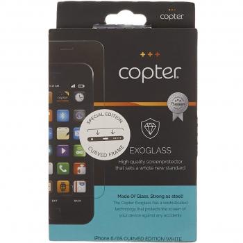 Copter 7360EG - Protector de Pantalla Exoglass Curvado para Apple iPhone 6/6S, Transparente
