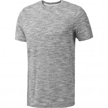 Reebok EL Marble Group TEE Camiseta, Hombre, Gris