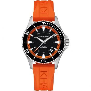 Hamilton Khaki Navy Scuba Automatic 40mm Men's Watch with Rubber Strap H82395331