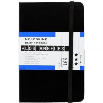 Moleskine S08435 - Cuaderno Los Angeles City, 9 x 14 cm, negro