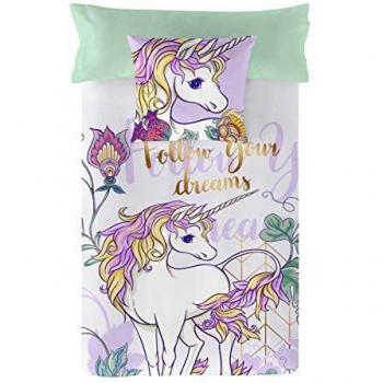 ICEHOME Funda Nórdica Dream Unicorn Cama 105