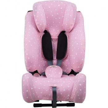 Funda para Silla de Coche Klippan Century Jyoko Pink Sparkles de Algodón y Refuerzo Técnico