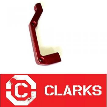 Scheibenbremsadapter CLARKS Hinterrad, internationaler Standard, rot