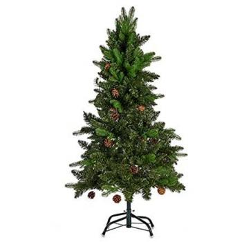 Árbol de Navidad Metal Marrón Verde Plástico (Ø 60 x 150 cm)