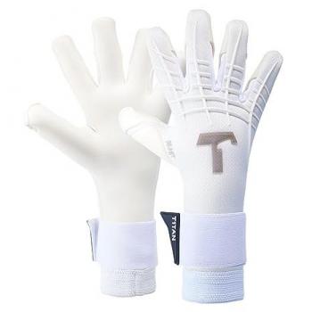 Guantes de Portero T1TAN Beast 3.0 - Blanco, Sin Protección para los Dedos, Talla 7