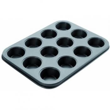 Molde Rectangular Antiadherente para 12 Mini Muffins de Ibili