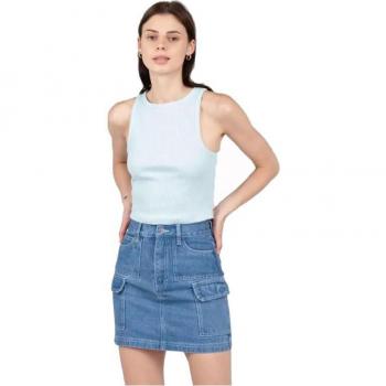 Camiseta de Manga Corta para Mujer en Color Verde, Estilo Casual
