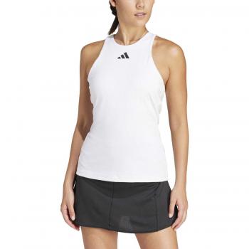 adidas Y-Tank Camiseta de Tirantes para Mujeres - Deportiva, Transpirable, Color Blanco