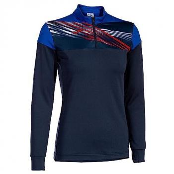 Sudadera de fútbol Joma Elite X mujer marino royal con media cremallera