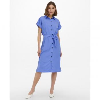 Vestido Midi Manga Corta Hannover de Only