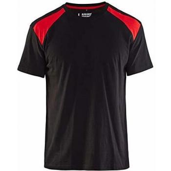 Blaklader Two-Tone T-Shirt Black/Red Size XL