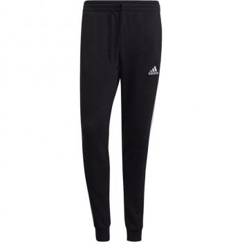 Pantalón Adidas 3 Bandas en Algodón Slim Negro GM1089