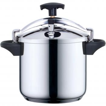 Olla Express Kitchen Move Clásica 24 cm Gris 8 L con Canasta de Vapor Incluida