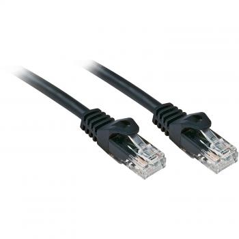 LINDY 2M CAT6 U/UTP UNSHIELDED RJ45 NETWORK CABLE BLACK