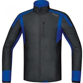 Gore Running Wear Air Windstopper JWTAIR996006 - Camiseta de manga larga para hombre, color negro / azul, talla XL