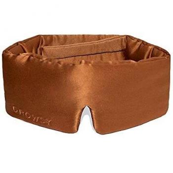 DROWSY Tuscan Kiss Silk Sleep Mask. Face-Hugging, Padded Silk Cocoon for Deep Sleep Therapy in Total Darkness.
