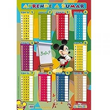 Grupo Erik Editores Lamina Educativa Aprende A Sumar-Mickey
