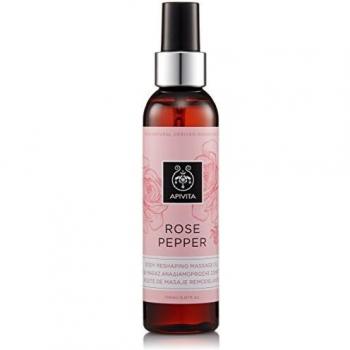 Apivita Rose Pepper Body Reshaping Massage Oil