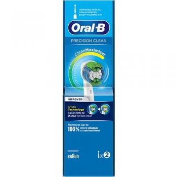 Recambio de Cabezal Oral-B Precision Clean para Cepillo Dental, Pack de 2 Unidades