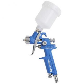 Pistola de pintar Högert Technik HT4R718 - Pistola pulverizadora, 600 ml/min, presión máxima de 0.3 MPa, boquilla ajustable, diseño ergonómico, fácil limpieza y mantenimiento