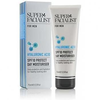 Crema Hidratante para Hombre Super Facialist con Ácido Hialurónico y SPF 10, 75 ml