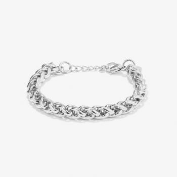 Pulsera Radiant de acero RH000049 para hombre, color plateado